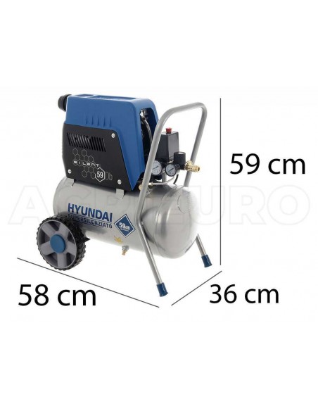 COMPRESSORE LUBRIFICATO 24L 2HP