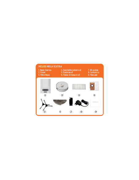 ROBOT ASPIRAPOLVERE VINCO CON STAZIONE 40181