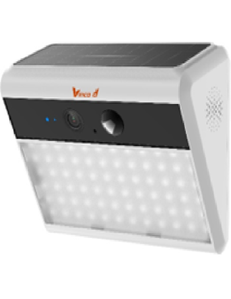 Videocamera da muro solare per esterni 3MP e WI-FI