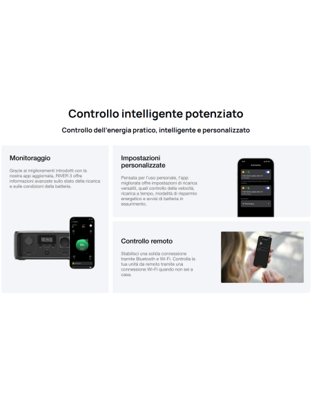 Power Station Portatile RIVER 3 Plus