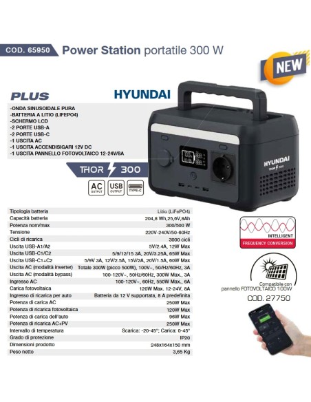 Hyundai power station da 300W